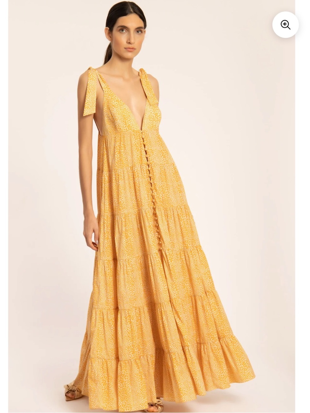 ADRIANA DEGREAS | PARADISE TORTOISE LONG DRESS | WITH STRAPS